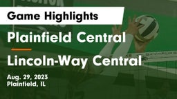 Plainfield Central  vs Lincoln-Way Central  Game Highlights - Aug. 29, 2023