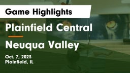 Plainfield Central  vs Neuqua Valley  Game Highlights - Oct. 7, 2023