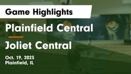Plainfield Central  vs Joliet Central  Game Highlights - Oct. 19, 2023