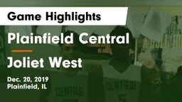 Plainfield Central  vs Joliet West  Game Highlights - Dec. 20, 2019