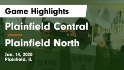 Plainfield Central  vs Plainfield North  Game Highlights - Jan. 14, 2020