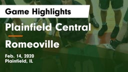 Plainfield Central  vs Romeoville  Game Highlights - Feb. 14, 2020
