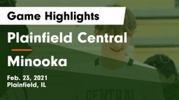Plainfield Central  vs Minooka  Game Highlights - Feb. 23, 2021
