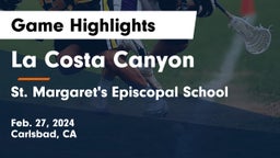 La Costa Canyon  vs St. Margaret's Episcopal School Game Highlights - Feb. 27, 2024