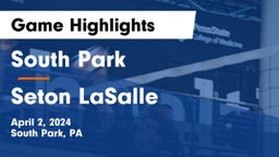 South Park  vs Seton LaSalle  Game Highlights - April 2, 2024
