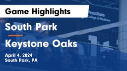 South Park  vs Keystone Oaks  Game Highlights - April 4, 2024