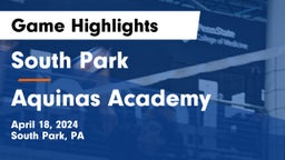 South Park  vs Aquinas Academy Game Highlights - April 18, 2024