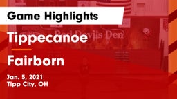 Tippecanoe  vs Fairborn Game Highlights - Jan. 5, 2021