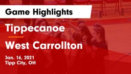 Tippecanoe  vs West Carrollton  Game Highlights - Jan. 16, 2021