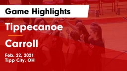 Tippecanoe  vs Carroll  Game Highlights - Feb. 22, 2021