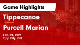 Tippecanoe  vs Purcell Marian  Game Highlights - Feb. 24, 2023