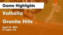 Valhalla  vs Granite Hills   Game Highlights - April 23, 2024