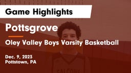 Pottsgrove  vs Oley Valley Boys Varsity Basketball Game Highlights - Dec. 9, 2023