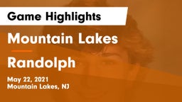 Mountain Lakes  vs Randolph  Game Highlights - May 22, 2021