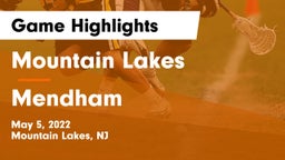 Mountain Lakes  vs Mendham  Game Highlights - May 5, 2022