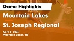 Mountain Lakes  vs St. Joseph Regional  Game Highlights - April 6, 2023
