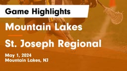 Mountain Lakes  vs St. Joseph Regional Game Highlights - May 1, 2024