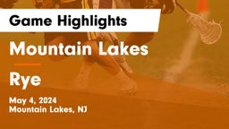 Mountain Lakes  vs Rye  Game Highlights - May 4, 2024
