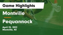 Montville  vs Pequannock  Game Highlights - April 25, 2022