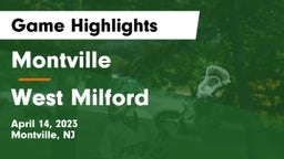 Montville  vs West Milford  Game Highlights - April 14, 2023