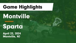Montville  vs Sparta  Game Highlights - April 22, 2024