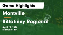 Montville  vs Kittatinny Regional  Game Highlights - April 25, 2024