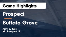 Prospect  vs Buffalo Grove  Game Highlights - April 5, 2023