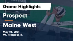 Prospect  vs Maine West  Game Highlights - May 21, 2024