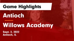 Antioch  vs Willows Academy Game Highlights - Sept. 2, 2022