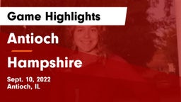 Antioch  vs Hampshire Game Highlights - Sept. 10, 2022