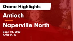 Antioch  vs Naperville North  Game Highlights - Sept. 24, 2022