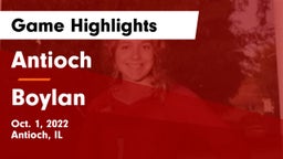 Antioch  vs Boylan Game Highlights - Oct. 1, 2022