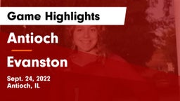 Antioch  vs Evanston  Game Highlights - Sept. 24, 2022