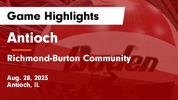 Antioch  vs Richmond-Burton Community  Game Highlights - Aug. 28, 2023