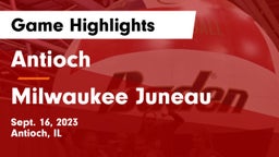 Antioch  vs Milwaukee Juneau  Game Highlights - Sept. 16, 2023