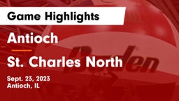 Antioch  vs St. Charles North  Game Highlights - Sept. 23, 2023