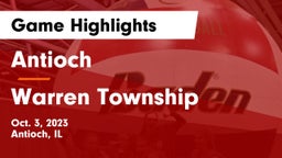 Antioch  vs Warren Township  Game Highlights - Oct. 3, 2023