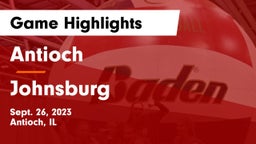 Antioch  vs Johnsburg  Game Highlights - Sept. 26, 2023