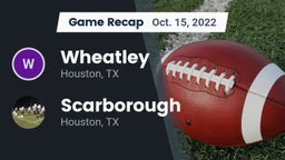 Recap: Wheatley  vs. Scarborough  2022