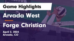 Arvada West  vs Forge Christian Game Highlights - April 2, 2024