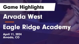 Arvada West  vs Eagle Ridge Academy Game Highlights - April 11, 2024