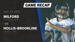 Recap: Milford  vs. Hollis-Brookline  2015