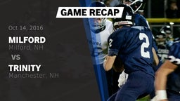 Recap: Milford  vs. Trinity  2016