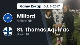 Recap: Milford  vs. St. Thomas Aquinas  2017