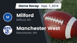 Recap: Milford  vs. Manchester West  2018