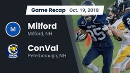 Recap: Milford  vs. ConVal  2018