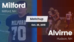 Matchup: Milford  vs. Alvirne  2018