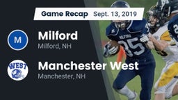 Recap: Milford  vs. Manchester West  2019