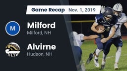 Recap: Milford  vs. Alvirne  2019