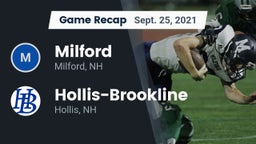 Recap: Milford  vs. Hollis-Brookline  2021